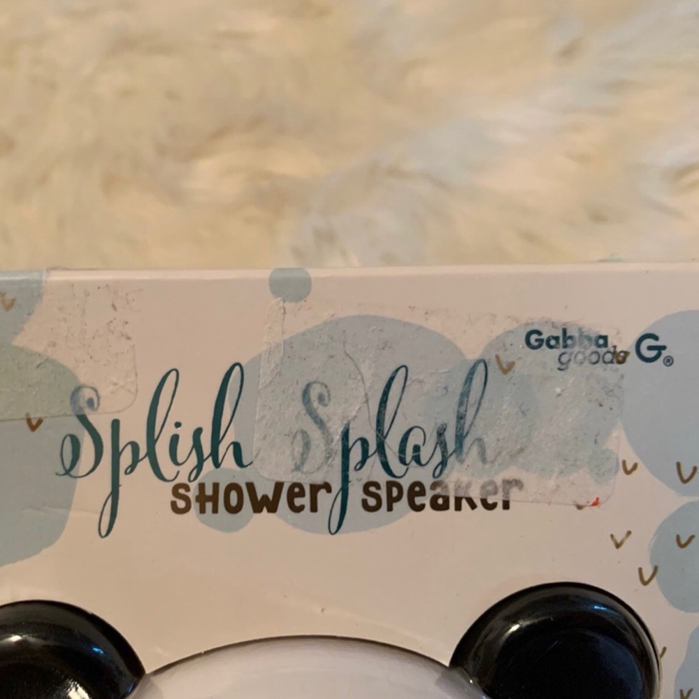 New Gabba Goode G PANDA Splish Splash Proof Shower SPEAKER Blue Tooth Portable - Picture 7 of 9